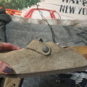 Birkenstock Suede Slip-On Sandals